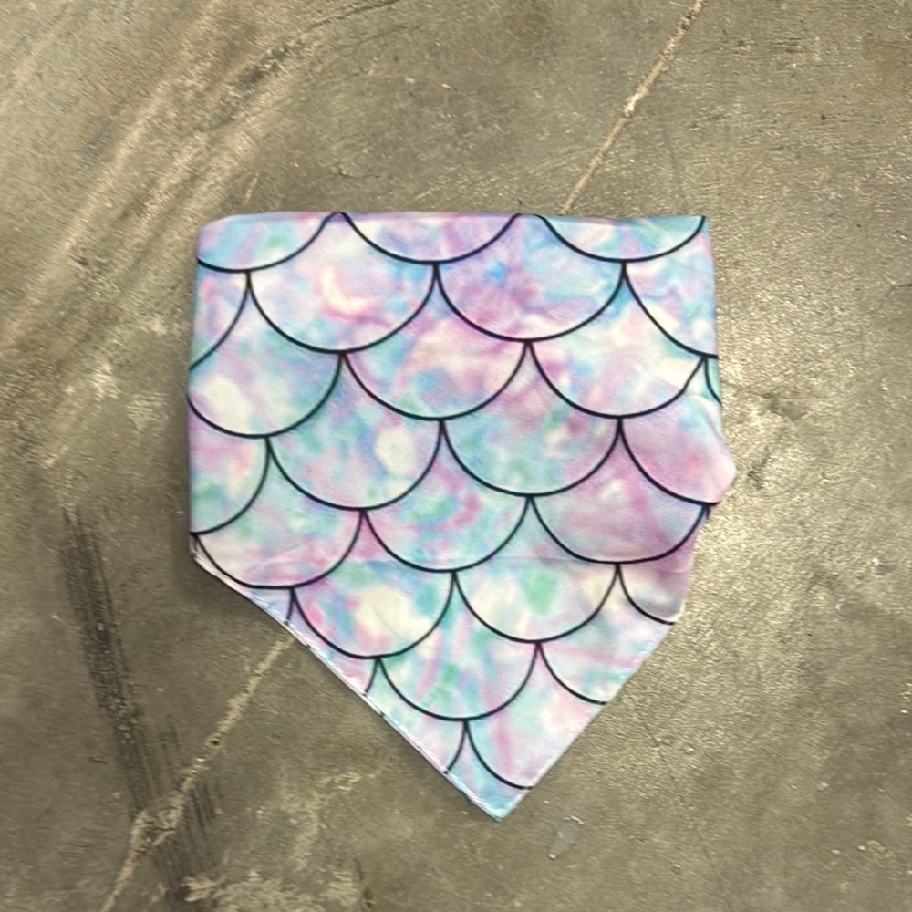 Mermaid Scale dog bandana
